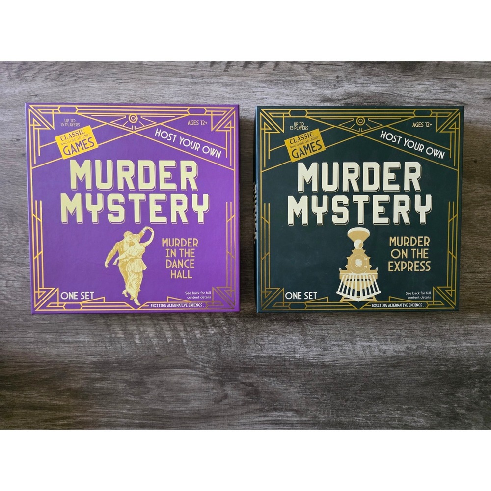 RMS Murder Mystery Game Set Dance Hall & Express 1920s 1940s Party Games 2pk